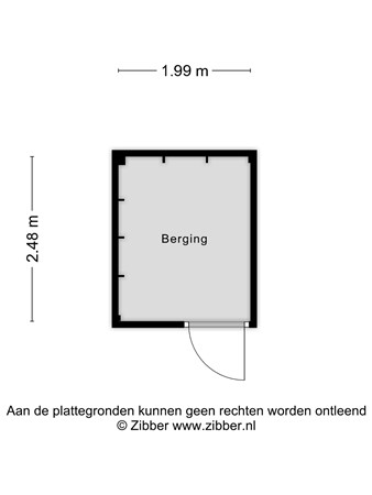 Zuiderspoorstraat 95, 7512 AZ Enschede - Zuiderspoorstraat 95, Enschede, PG berging.jpg