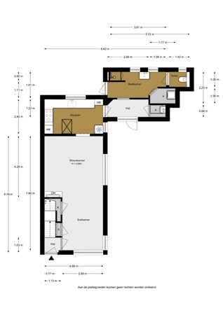 Gemeenlandsedijk Noord 7, 3216 AG Abbenbroek - Gemeenlandsedijk Noord 7 - Begane grond - 2D.jpg