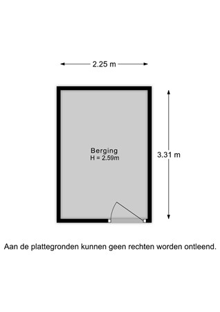 Vaargeul 178, 3224 CW Hellevoetsluis - Vaargeul 178 - Berging - 2D.jpg