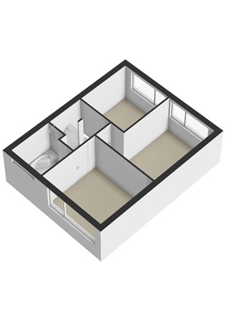 Populierenstraat 23, 3203 XK Spijkenisse - Populierenstraat 23 - 1e verdieping - 3D.jpg