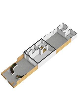 Populierenstraat 23, 3203 XK Spijkenisse - Populierenstraat 23 - Situatie - 3D.jpg