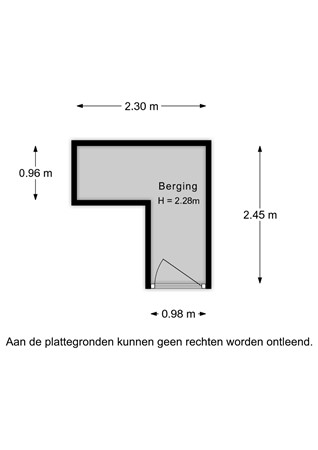 Karel Doormanstraat 459B, 3012 GH Rotterdam - Karel Doormanstraat 459B Berging - 2D.jpg