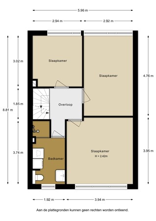 Essenlaan 10, 2935 SN Ouderkerk aan den IJssel - Essenlaan 10 - 1e verdieping - 2D.jpg