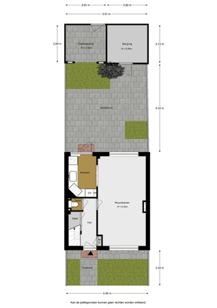 Beatrixstraat 11, 2935 XA Ouderkerk aan den IJssel - Beatrixstraat 11 - Situatie - 2D.jpg