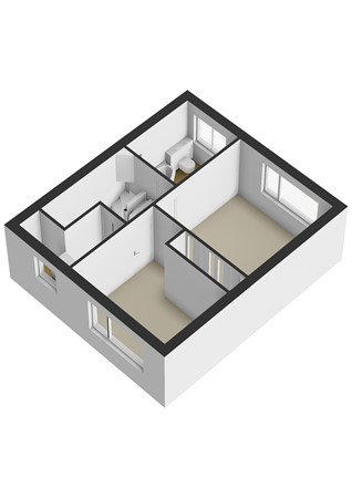 Beatrixstraat 11, 2935 XA Ouderkerk aan den IJssel - Beatrixstraat 11 - 1e verdieping - 3D.jpg