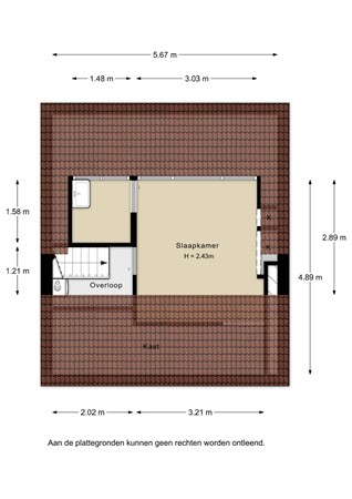 Beatrixstraat 11, 2935 XA Ouderkerk aan den IJssel - Beatrixstraat 11 - 2e verdieping - 2D.jpg