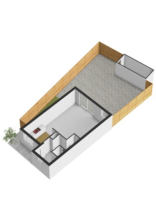 Oude Watering 364, 3077 RE Rotterdam - Oude Watering 364 - Situatie - 3D.jpg