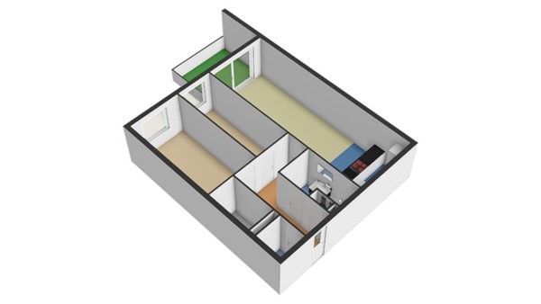 Wilhelminapark 44, 3361 XZ Sliedrecht - appartement 3D.jpg