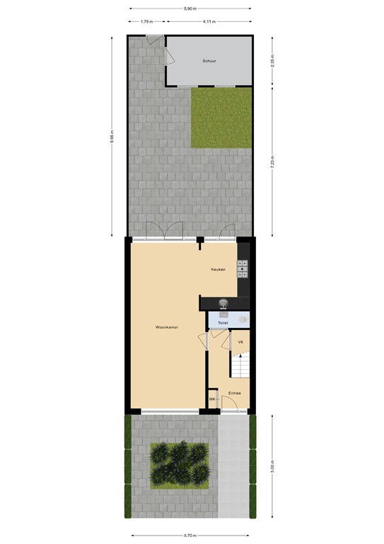mediumsize floorplan