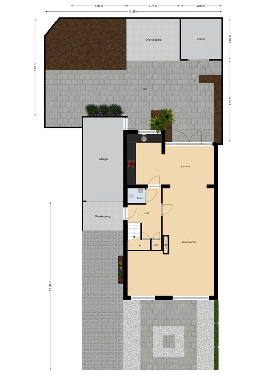mediumsize floorplan