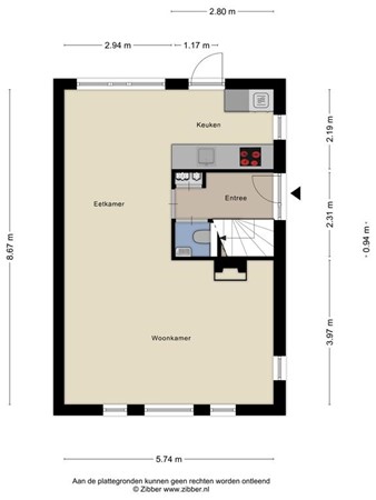 Plattegrond - Krollerbocht 27, 5298 WB Liempde 
