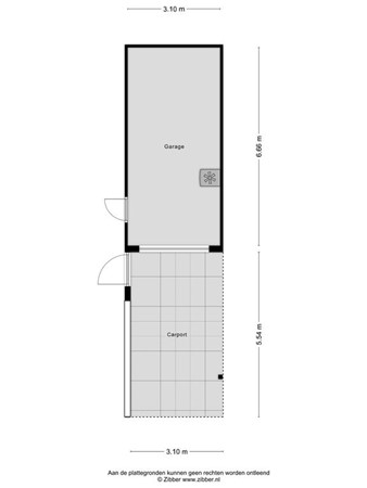 Plattegrond - Krollerbocht 27, 5298 WB Liempde 