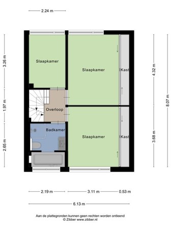 Plattegrond - Scarlattistraat 9, 5283 GV Boxtel 