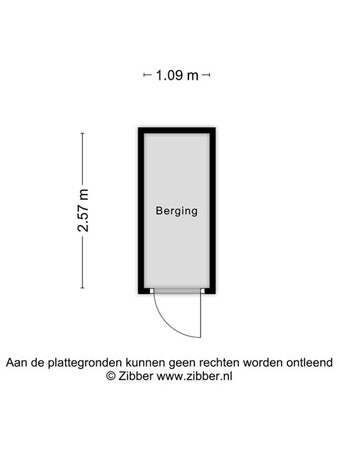 Plattegrond - Baroniestraat 107, 5281 JC Boxtel 