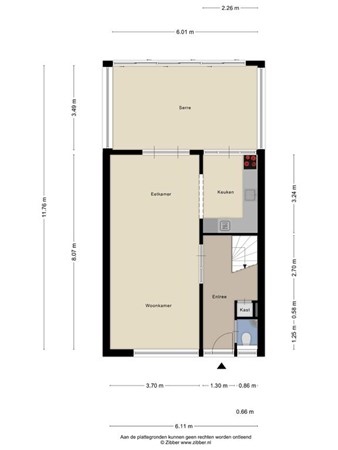 Plattegrond - Rozengaard 60, 5283 GH Boxtel 