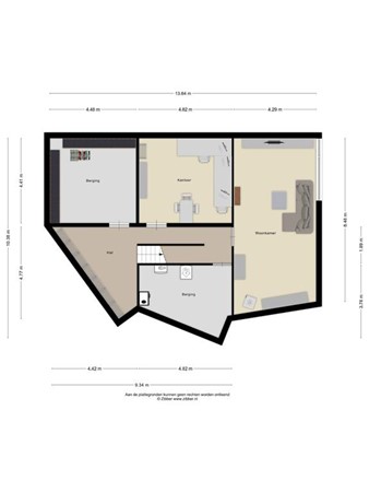 Plattegrond - Einsteinstraat 22, 5283 JE Boxtel 
