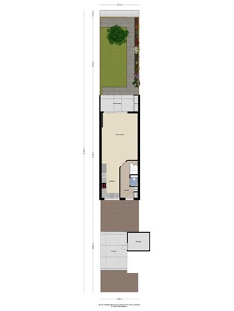 Plattegrond - Kleine Beemd 57, 5283 LR Boxtel 