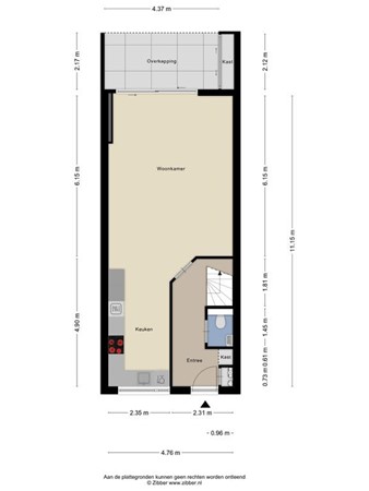 Plattegrond - Kleine Beemd 57, 5283 LR Boxtel 