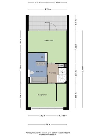 Plattegrond - Kleine Beemd 57, 5283 LR Boxtel 