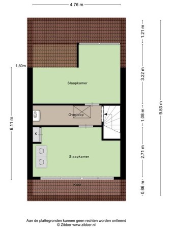 Plattegrond - Kleine Beemd 57, 5283 LR Boxtel 