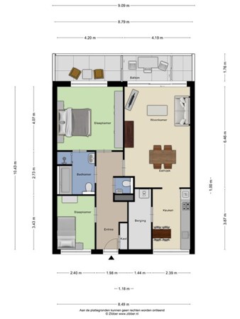 Plattegrond - Banier 57, 5282 GD Boxtel 