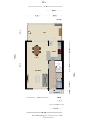 Plattegrond - Rozengaard 9, 5283 GD Boxtel 