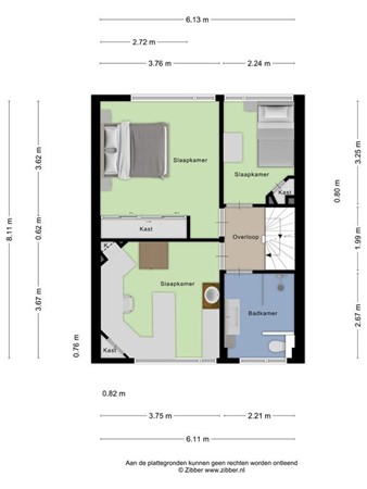 Plattegrond - Rozengaard 9, 5283 GD Boxtel 
