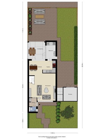 Plattegrond - De Linnenbleker 14, 5283 XS Boxtel 