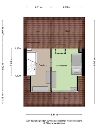 Plattegrond - De Linnenbleker 14, 5283 XS Boxtel 
