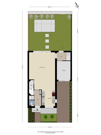 Plattegrond - Steenmarter 12, 5283 NW Boxtel 