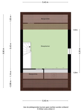 Plattegrond - Steenmarter 12, 5283 NW Boxtel 