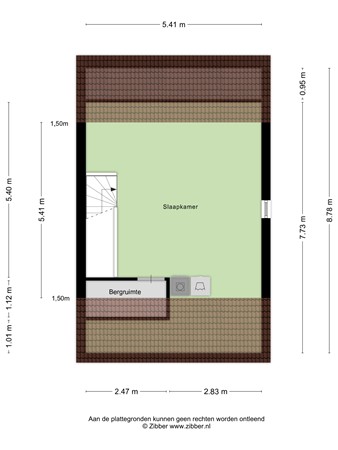 Plattegrond - Dwergotter 13, 5283 NE Boxtel 