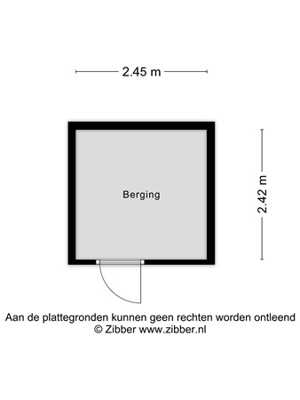 Plattegrond - Dwergotter 13, 5283 NE Boxtel 