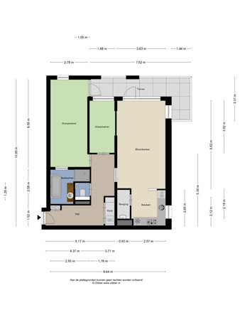 Plattegrond - Dr.de Brouwerlaan 79, 5283 EB Boxtel 