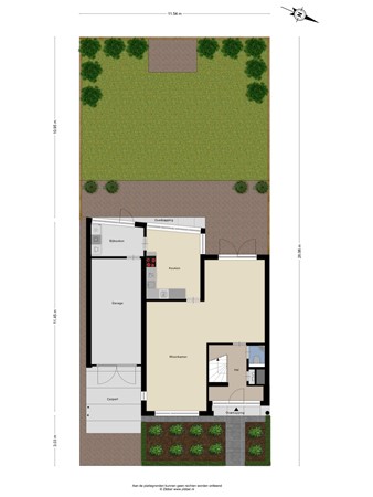 Plattegrond - De Doelen 25, 5283 WX Boxtel 