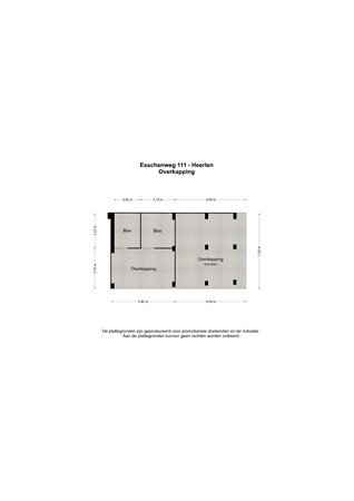 Floorplan - Esschenweg 111, 6412 PW Heerlen