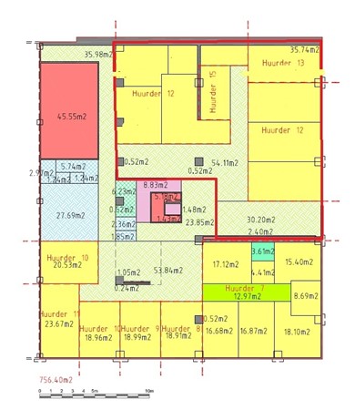 Verheeskade 509, 2521 DG Den Haag - Plattegrond 1e verdieping - praktijkruimte.jpg