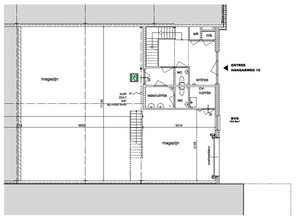 Hangarweg 10, 2241 TZ Wassenaar - Hangarweg 10 - begane grond.jpg