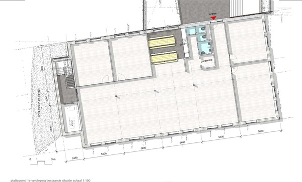 Wolga 5, 2491 BK Den Haag - Plattegrond Wolga 5 Den Haag - 1e verdieping - links.jpg