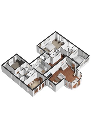 Geuzenberg 4, 5691 DP Son en Breugel - Geuzenberg 4, 5691 DN Son en Breugel - Begane grond - 3D.jpg