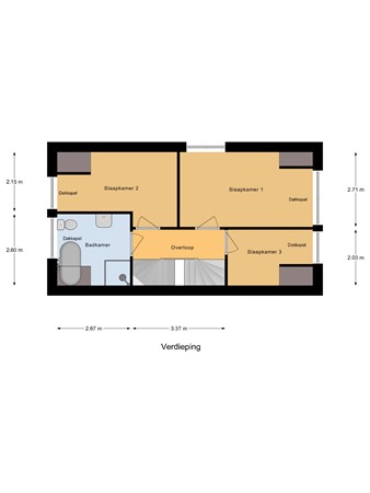 Dûbelspul 12, 9231 LE Surhuisterveen - Verdieping.jpg