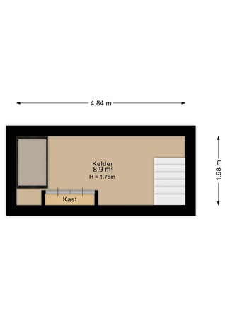 Skoalikkers 10, 9284 TV Augustinusga - Kelder - 2D.jpg