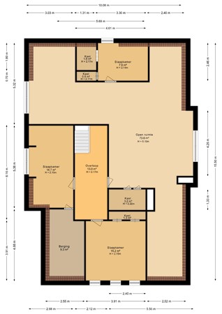 Skoalikkers 10, 9284 TV Augustinusga - Eerste verdieping - 2D.jpg