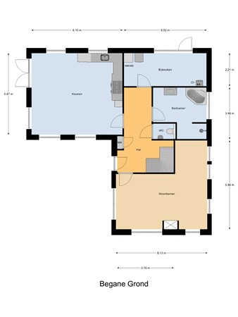 Djipswâl 7, 9271 VJ De Westereen - Begane_Grond.jpg