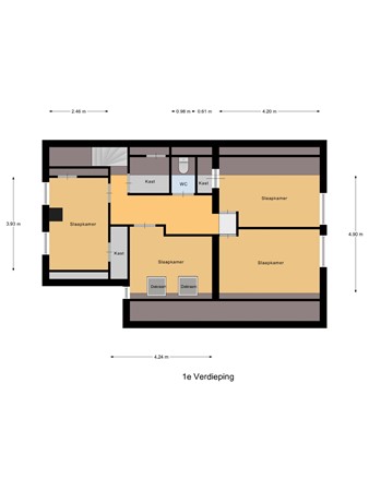 Warmoltsstrjitte 68, 9281 PT Harkema - 1e verdieping