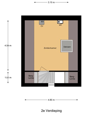 De Wyk 10, 9233 MA Boelenslaan - 2e verdieping