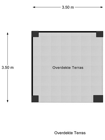 De Wyk 10, 9233 MA Boelenslaan - Overdekt terras