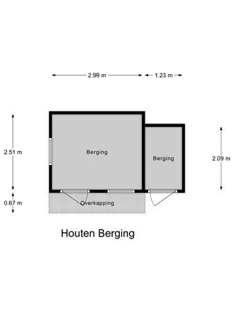 Hondsdraf 1, 9861 ET Grootegast - Houten_Berging.jpg
