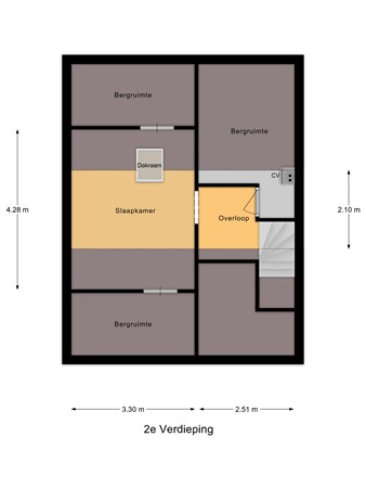 Tsjerkepaed 17, 9287 LR Twijzelerheide - 2e Verdieping