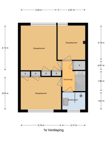 Tsjerkepaed 17, 9287 LR Twijzelerheide - 1e Verdieping